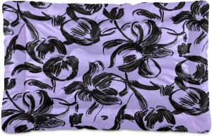 Abstract Flowers Outdoor Dog Bed for Small Dogs Washable Waterproof Travel Pet Bed Mat Portable Cat Bed with Non-Slip Bottom for Indoor and Sleeping 18 x 24 Inch