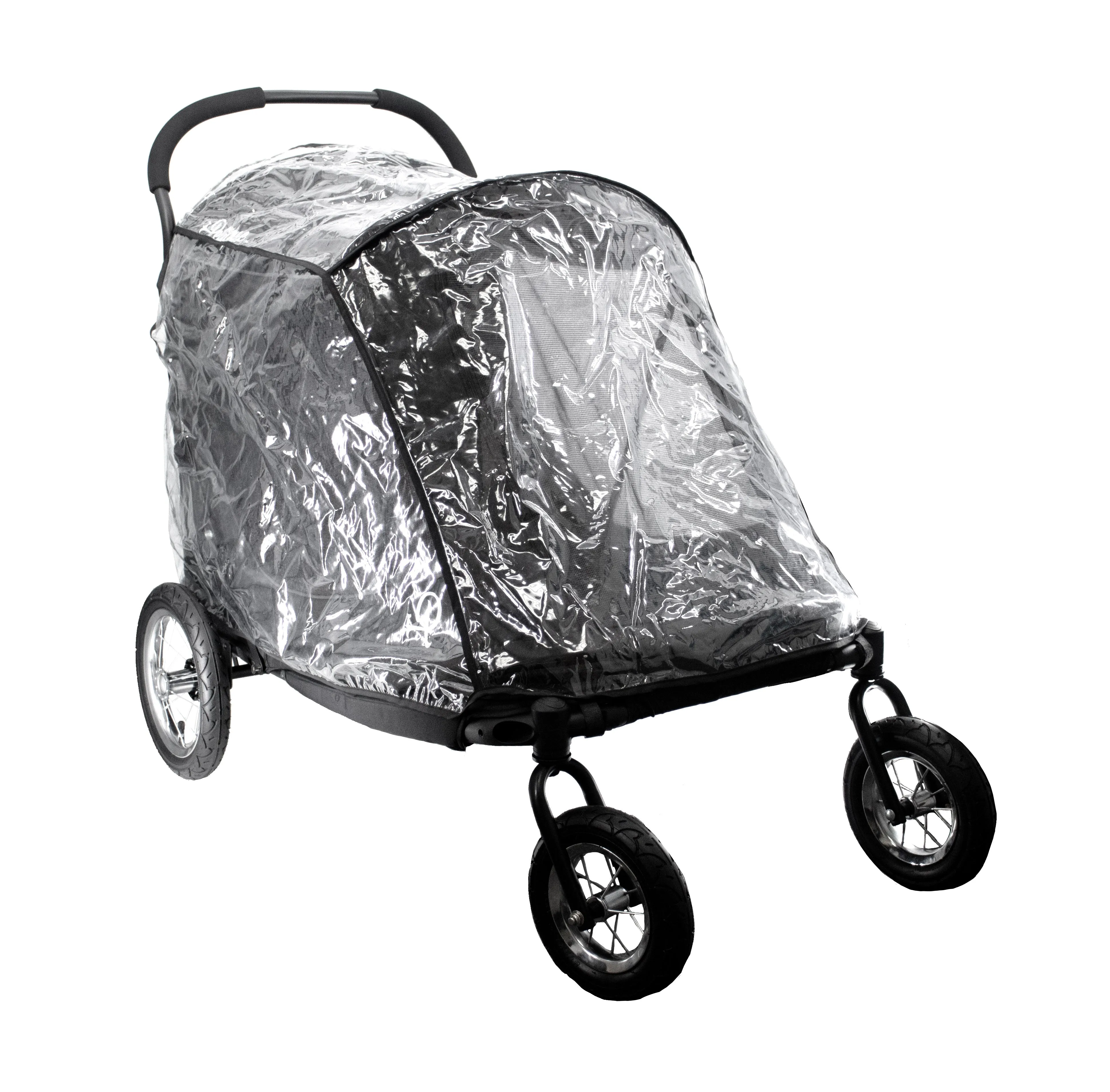 Apollo/Elite Pet Stroller Rain Cover ONLY, Weather Protection Snow/Rain/Wind Cover for Dog/Cat/Pet Stroller with Ventilation, Foldable, Clear, One Size (COMPATIBLE WITH PETIQUE APOLLO/ELITE PET STROLLER ONLY)