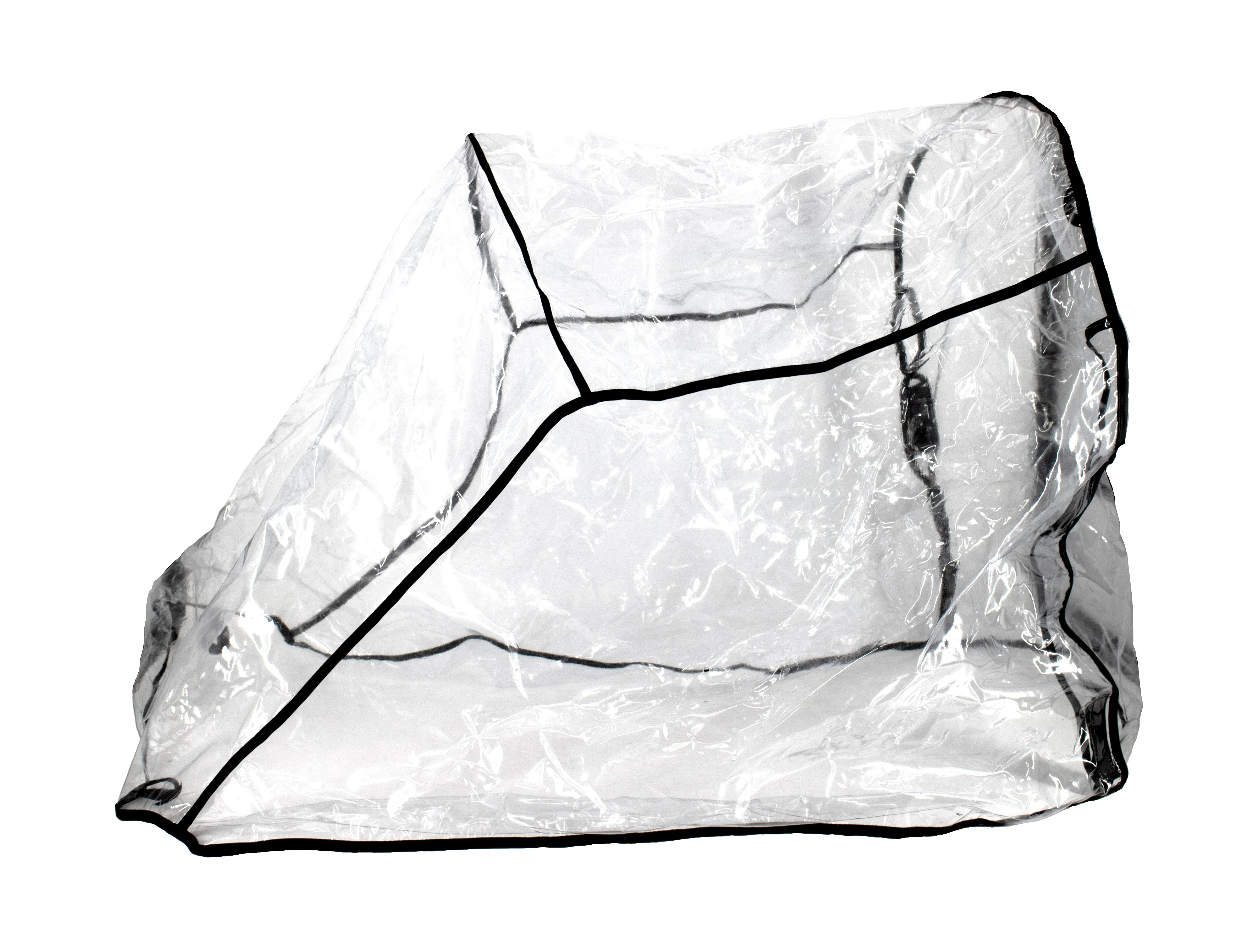 Apollo/Elite Pet Stroller Rain Cover ONLY, Weather Protection Snow/Rain/Wind Cover for Dog/Cat/Pet Stroller with Ventilation, Foldable, Clear, One Size (COMPATIBLE WITH PETIQUE APOLLO/ELITE PET STROLLER ONLY)