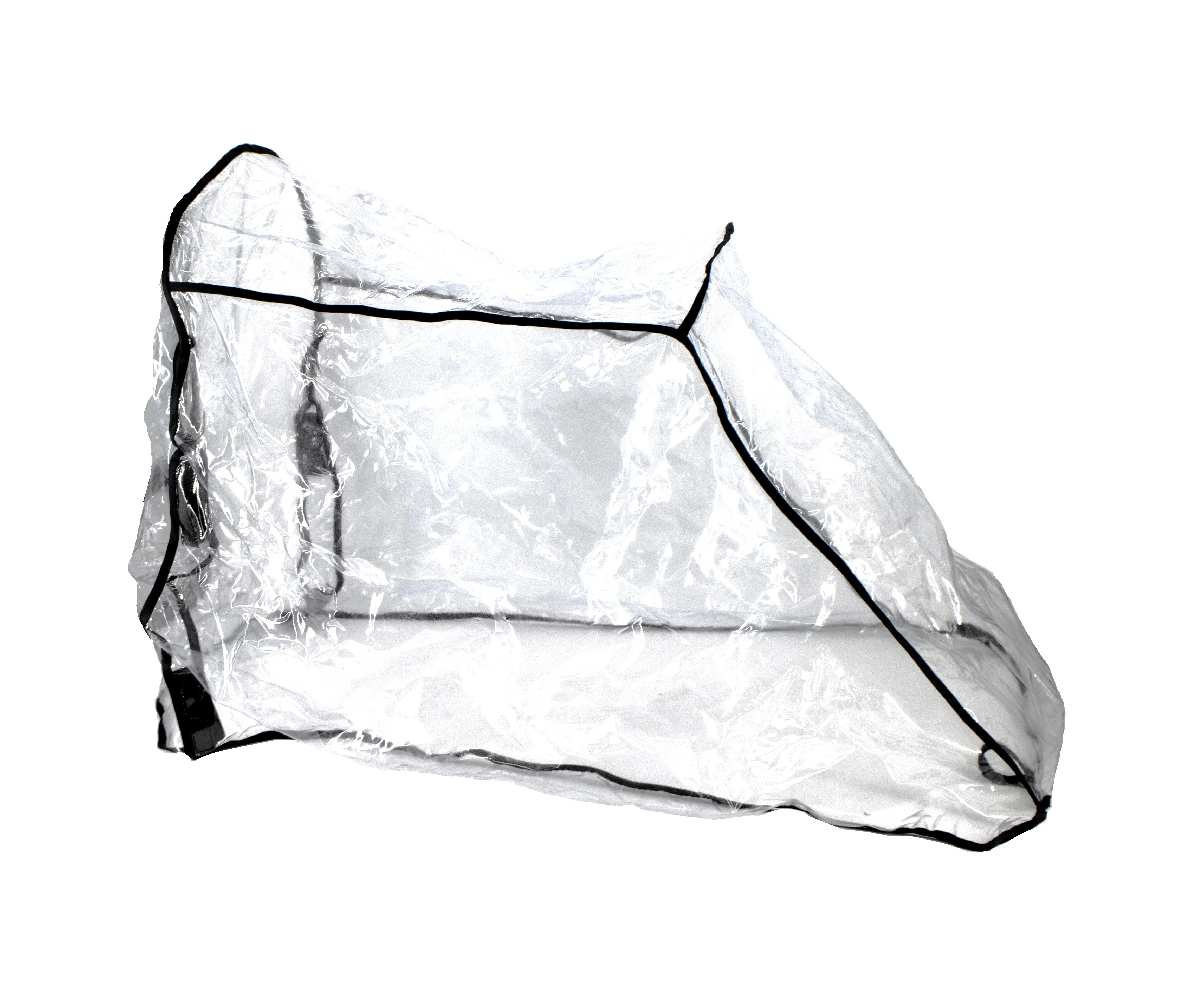 Apollo/Elite Pet Stroller Rain Cover ONLY, Weather Protection Snow/Rain/Wind Cover for Dog/Cat/Pet Stroller with Ventilation, Foldable, Clear, One Size (COMPATIBLE WITH PETIQUE APOLLO/ELITE PET STROLLER ONLY)