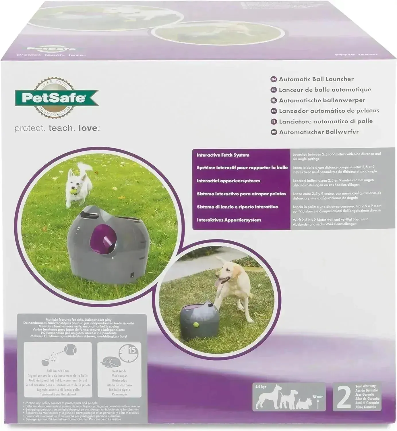 Automatic Dog Ball Launcher All Breed Sizes
