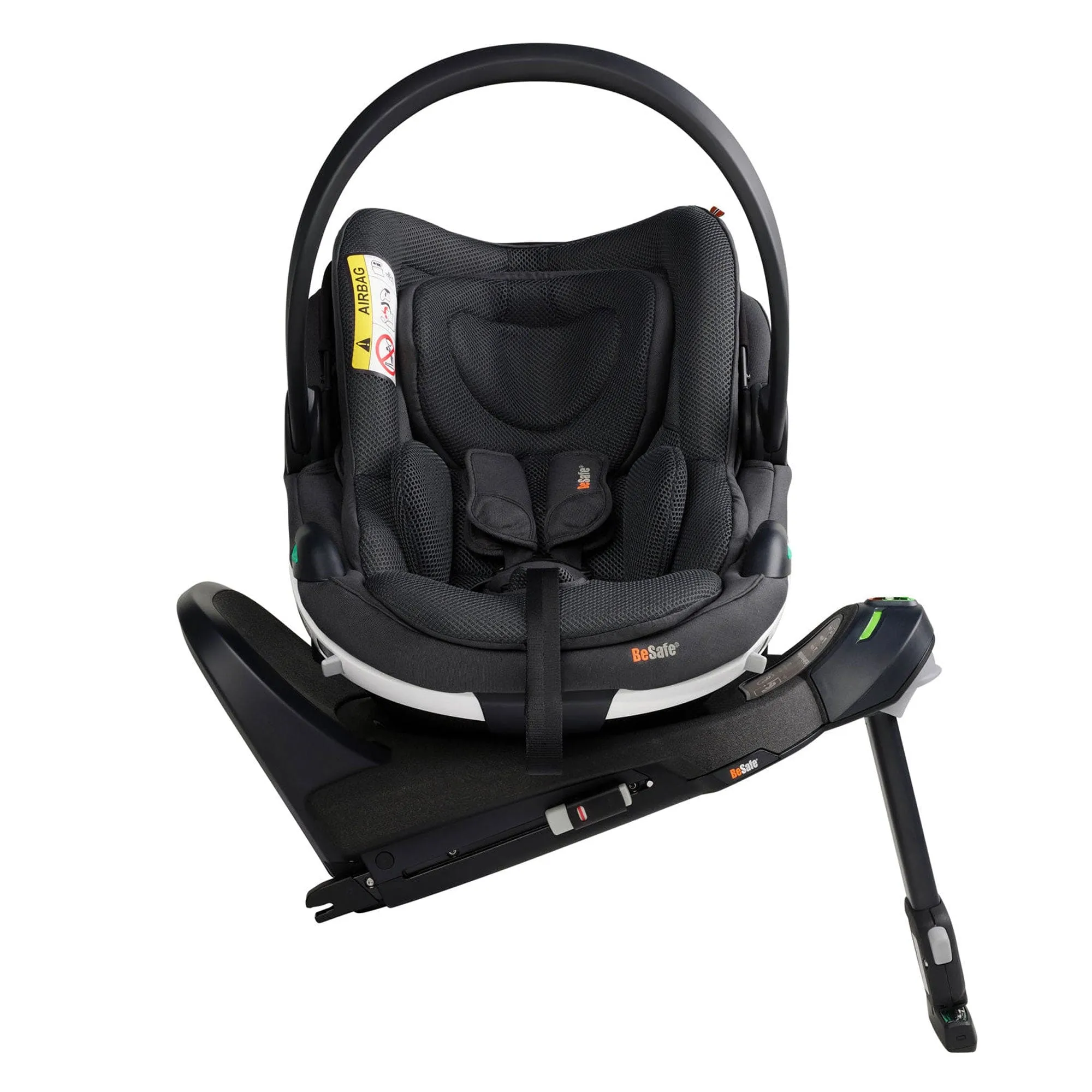 BeSafe Go Beyond Car Seat & Base in Anthracite Mesh