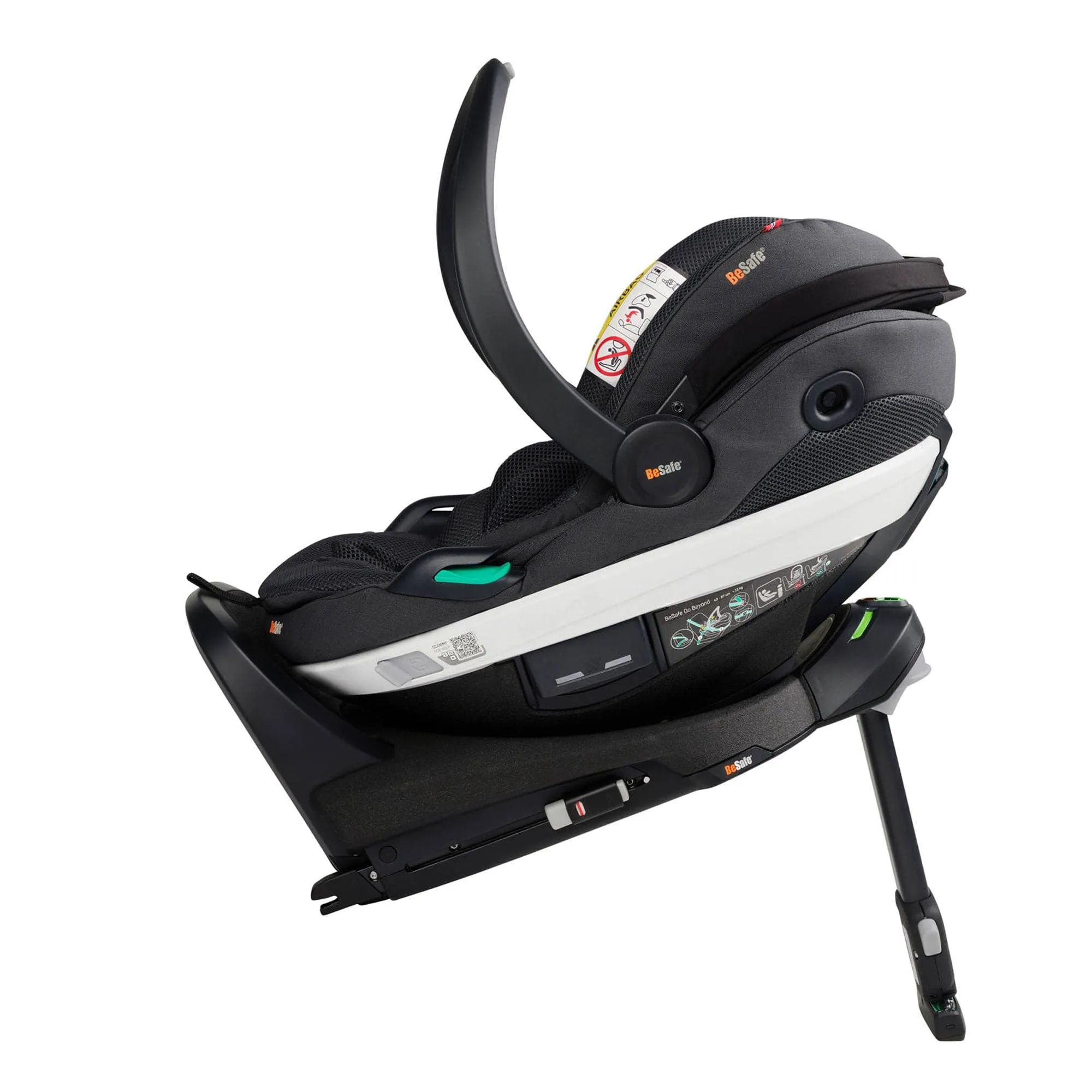 BeSafe Go Beyond Car Seat & Base in Anthracite Mesh