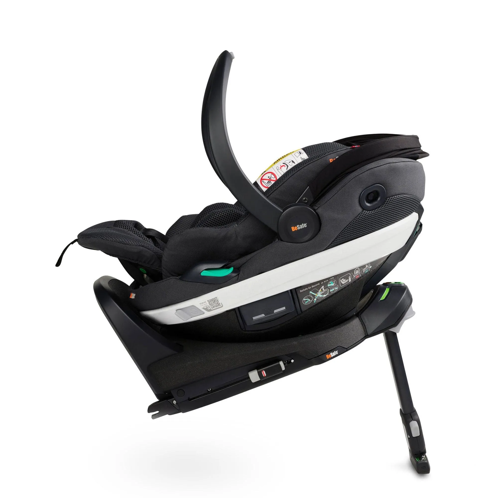 BeSafe Go Beyond Car Seat & Base in Anthracite Mesh