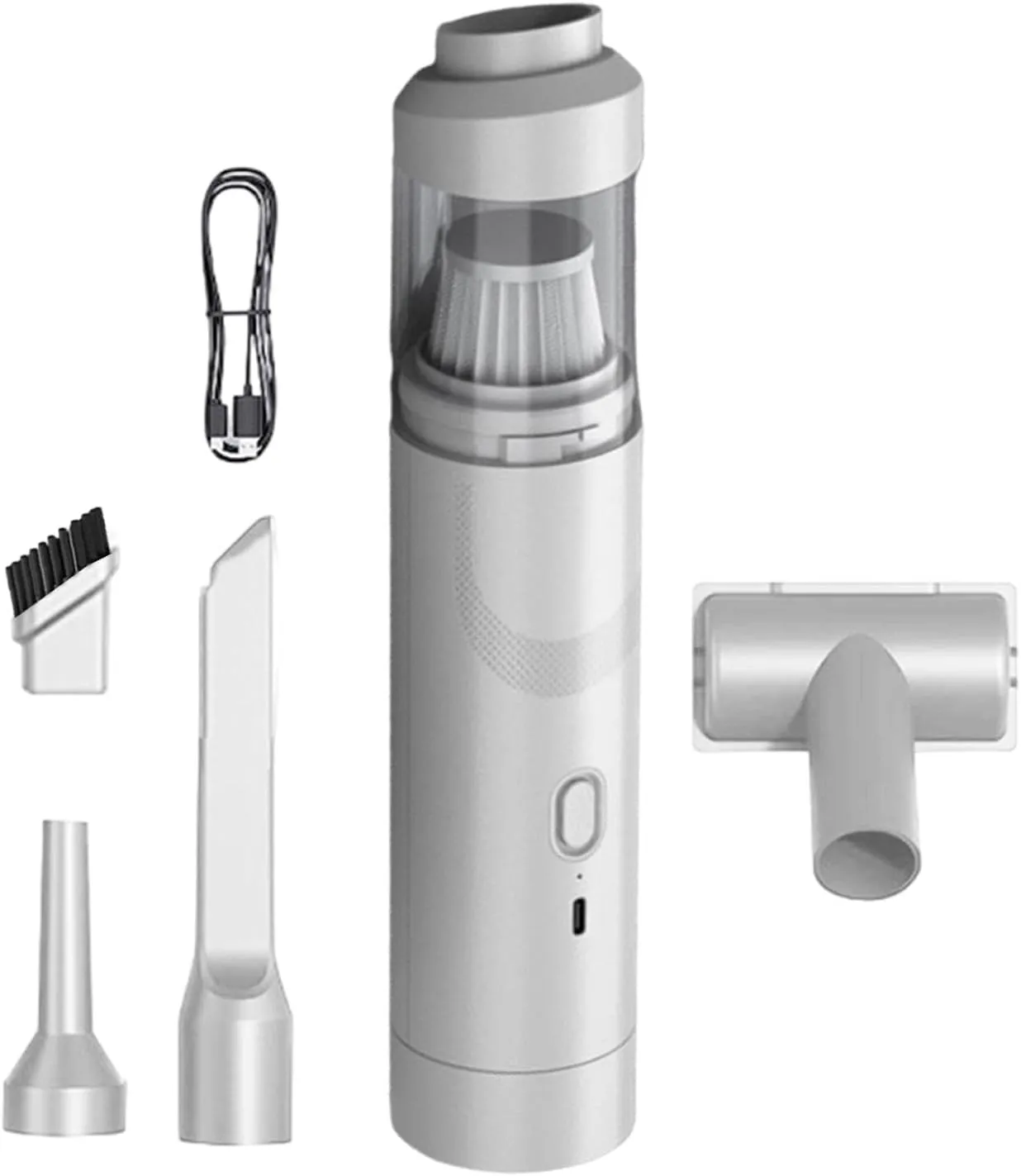 Car Vacuum,200W Cordless Cleaner Small for Car - Lightweight, Cordless, Powerful Car Vacuum 19000Pa, with Cord, Bag, Attachments, for Car, Home, Pet