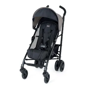 Chicco Liteway Stroller, Compact Fold Lightweight Aluminum Frame Umbrella Baby Stroller, for Use with Babies and Toddlers up to 40 lbs. | Dune/Brown