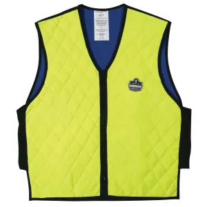 Chill-Its® 6665 Wet Evaporative Cooling Vests, Large, High Visibility Lime-Yellow