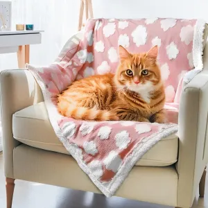 Dog Blanket for Small Medium Large Dogs Fleece Cat Blankets for Indoor Cats Washable Fluffy Pet Bed Blanket Furniture Sofa Couch Cover Protector