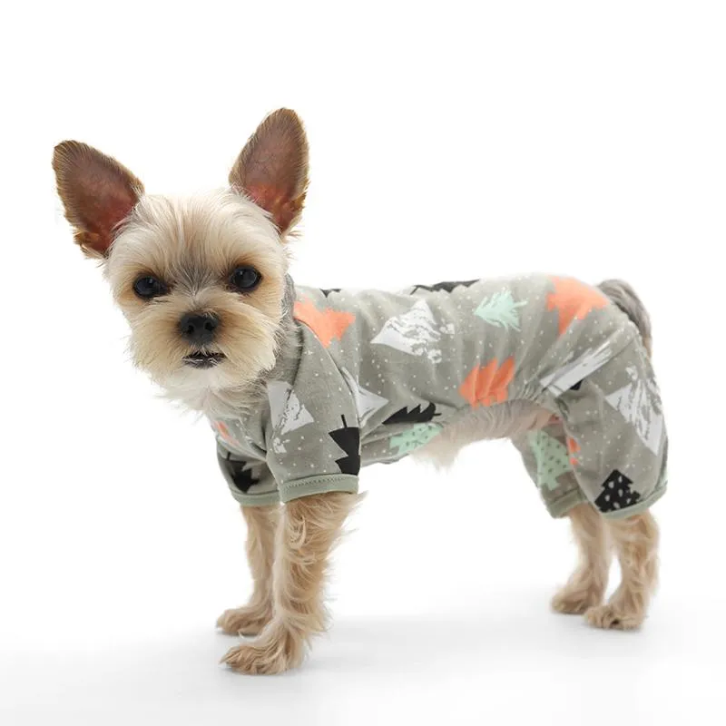 Dog Pajamas Pine Tree