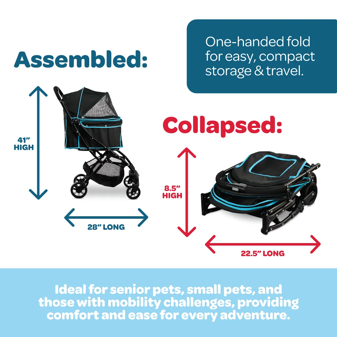 Easy Fold & Go Pet Stroller