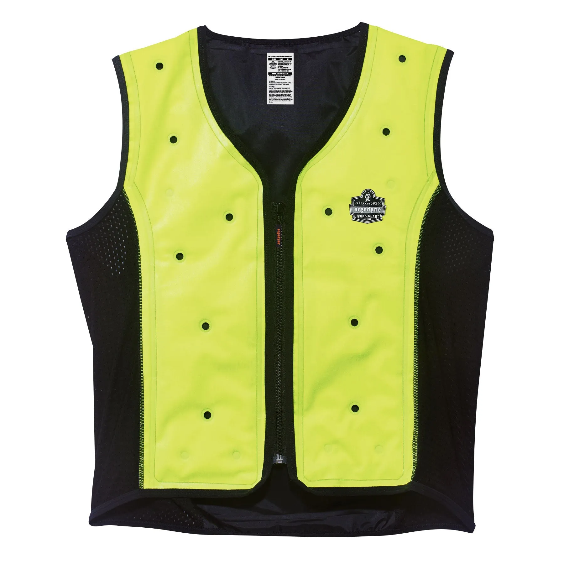 Ergodyne Medium Hi-Viz Lime Green Chill-Its 6685 Evaporative Cooling Vest