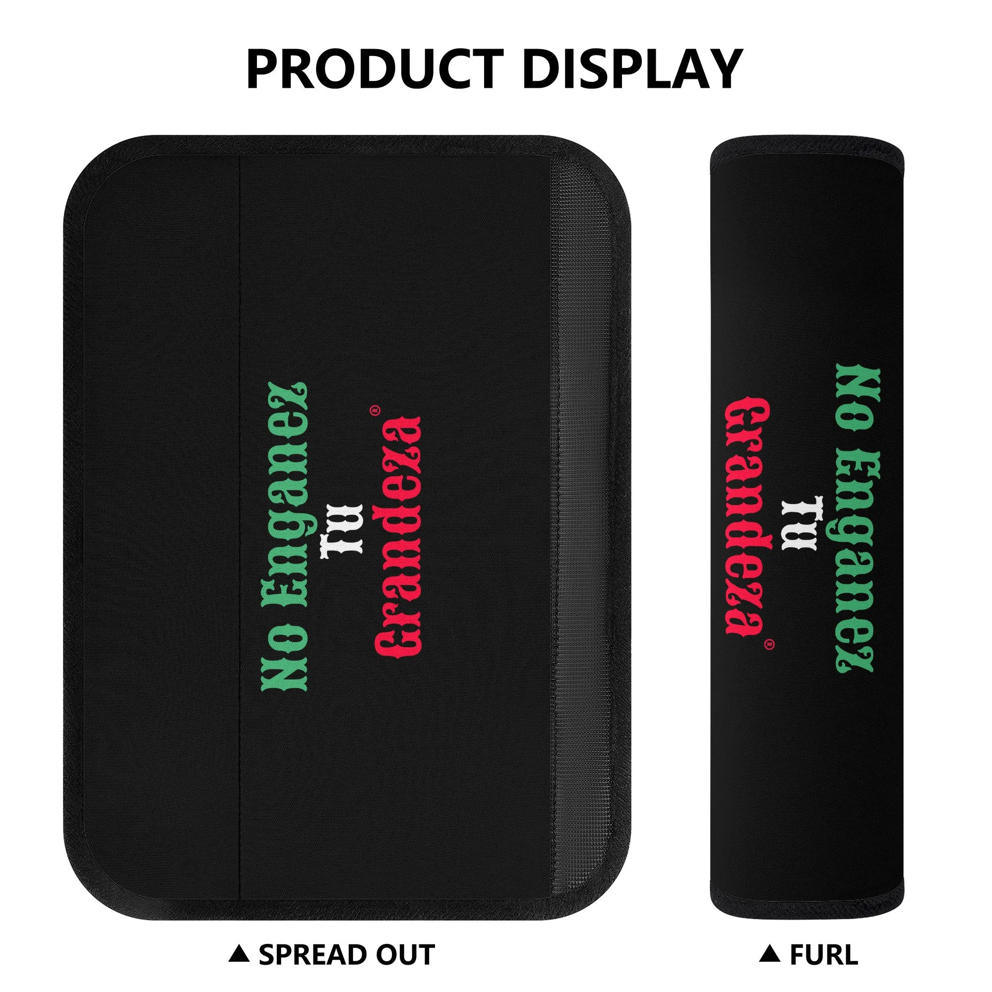 Espanol Car Seat Belt Covers