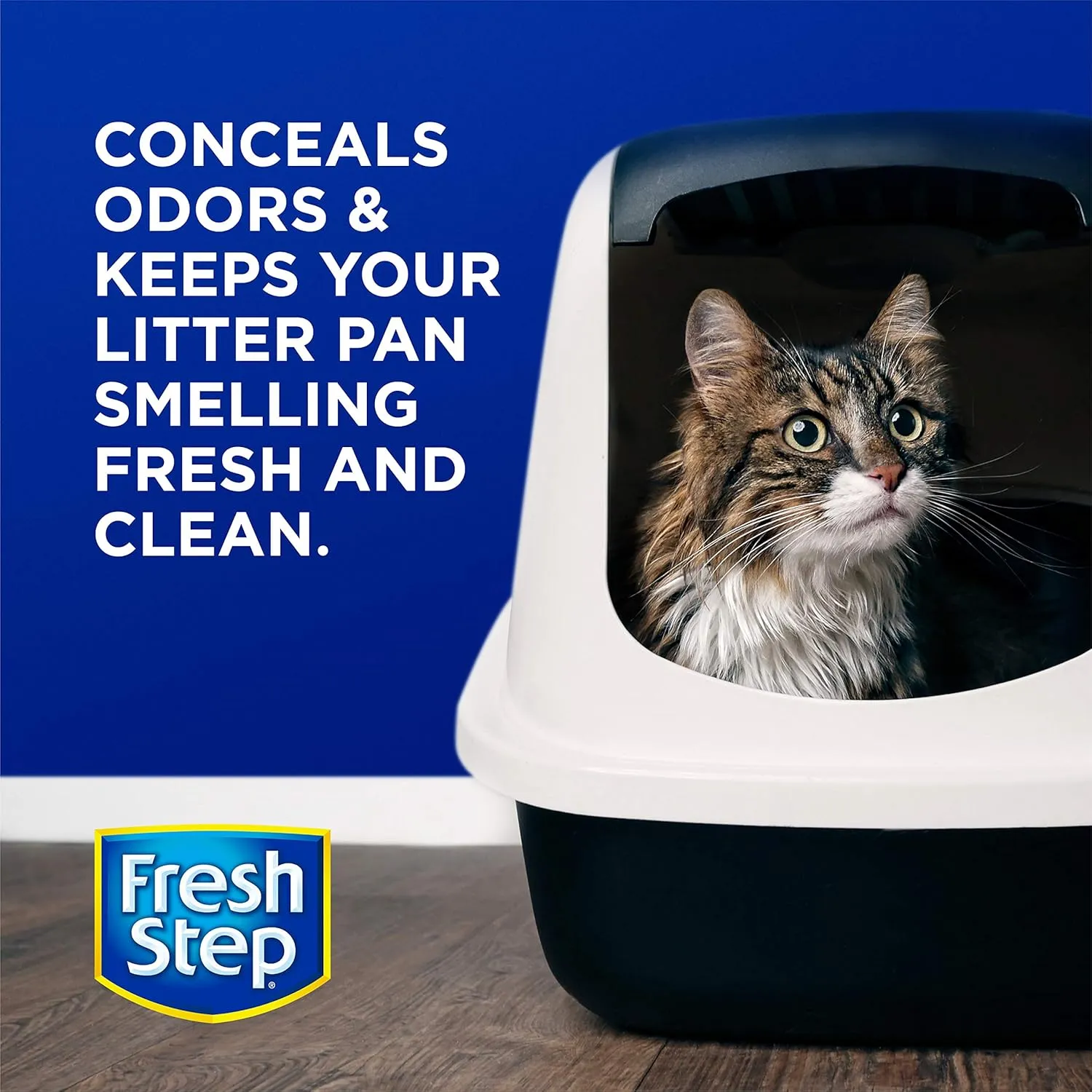 Fresh Step Cat Litter Crystals In Fresh Scent | Cat Litter Box Deodorizer | Combats Cat Odors and Neutralizes Smells to Keep Your Home Clean, 15 Ounces - 3 Pack