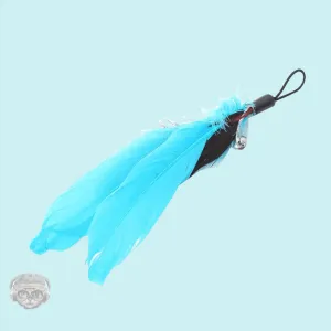 FurPrize!  Caribbean Blue Feather Cat Wand Refill