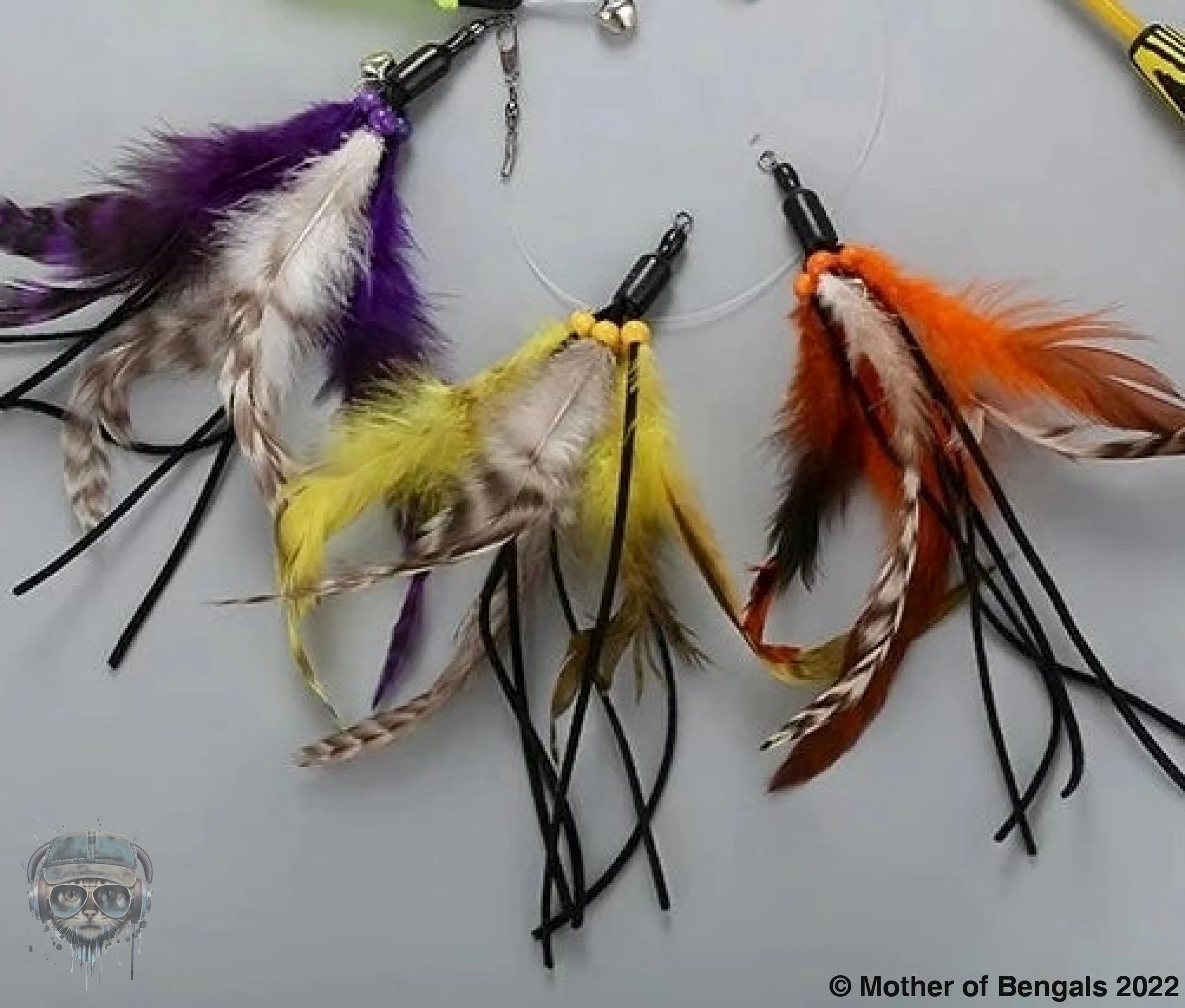 FurPrize!  Claws Out, Feather Cat Wand Refill 🐦