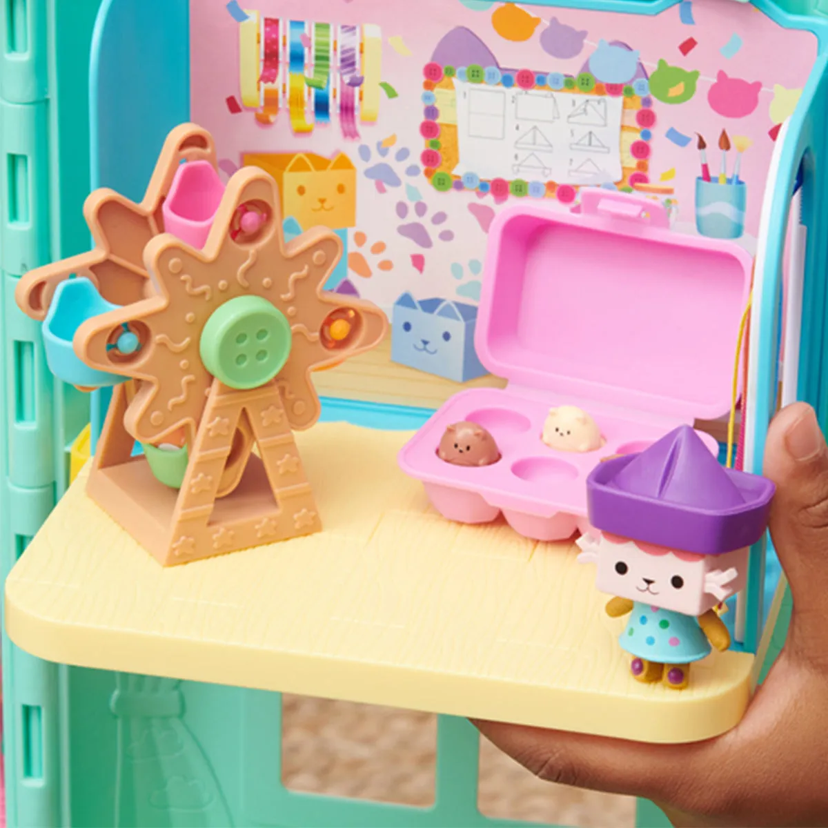 Gabby Dollhouse Baby Box Craft-A-Riffic Room
