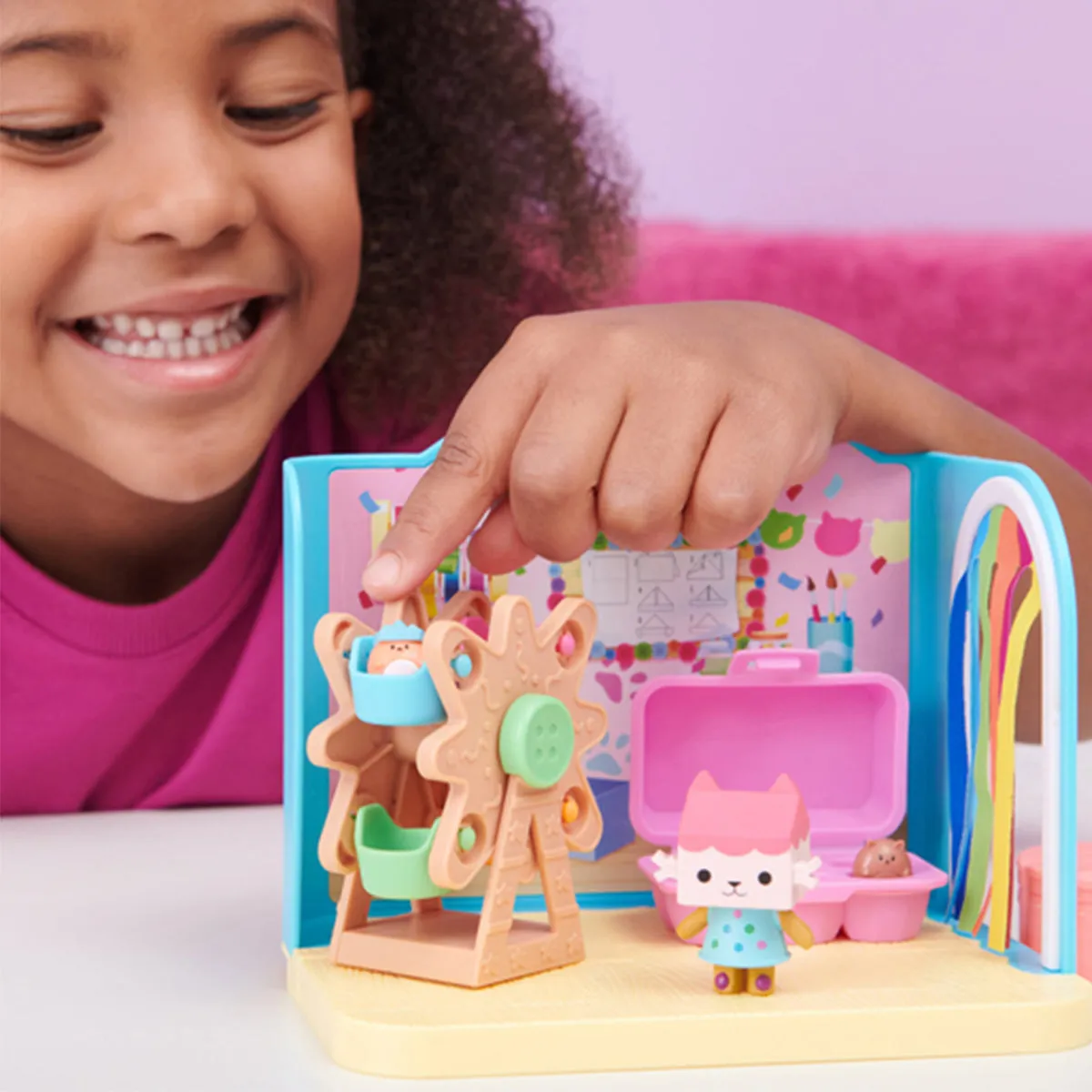 Gabby Dollhouse Baby Box Craft-A-Riffic Room