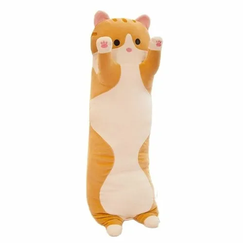 Giant Cuddly Long Cat Plush Toy - 150cm Adorable Stuffed Animal