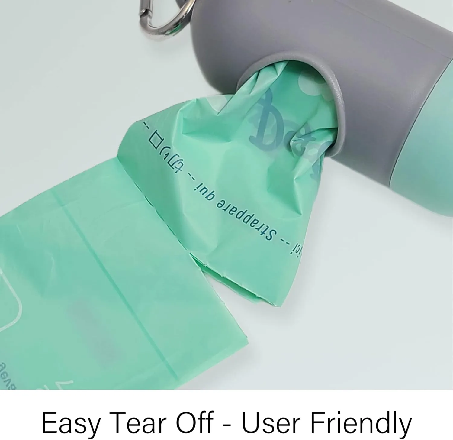 Home Compostable Dog Poop Bags, Dog Bags for Poop (75 Count) with Holder, Doggie Poop Bags, Dog Waste Bags, Plant-Based, Extra Thick & Leak Proof, Unscented, 9 x 13 Inches