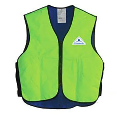 HyperKewl Evaporating Cooling Vest for Children, Hi-Viz Lime