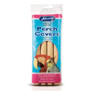 JVP Large Perch Covers for Parrots & Cockatiels 8 x 4