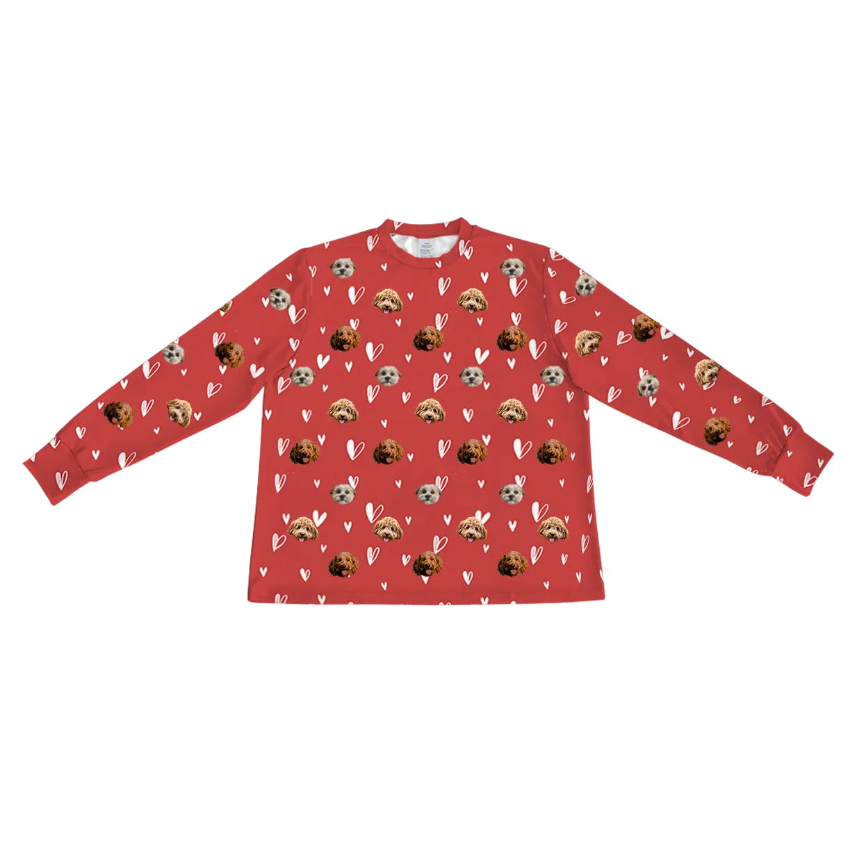 Kids Custom Pet Face Jogger Pajamas