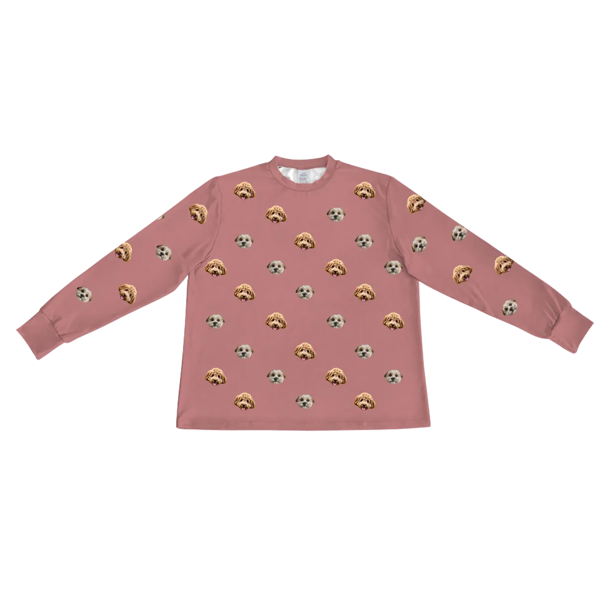 Kids Custom Pet Face Jogger Pajamas