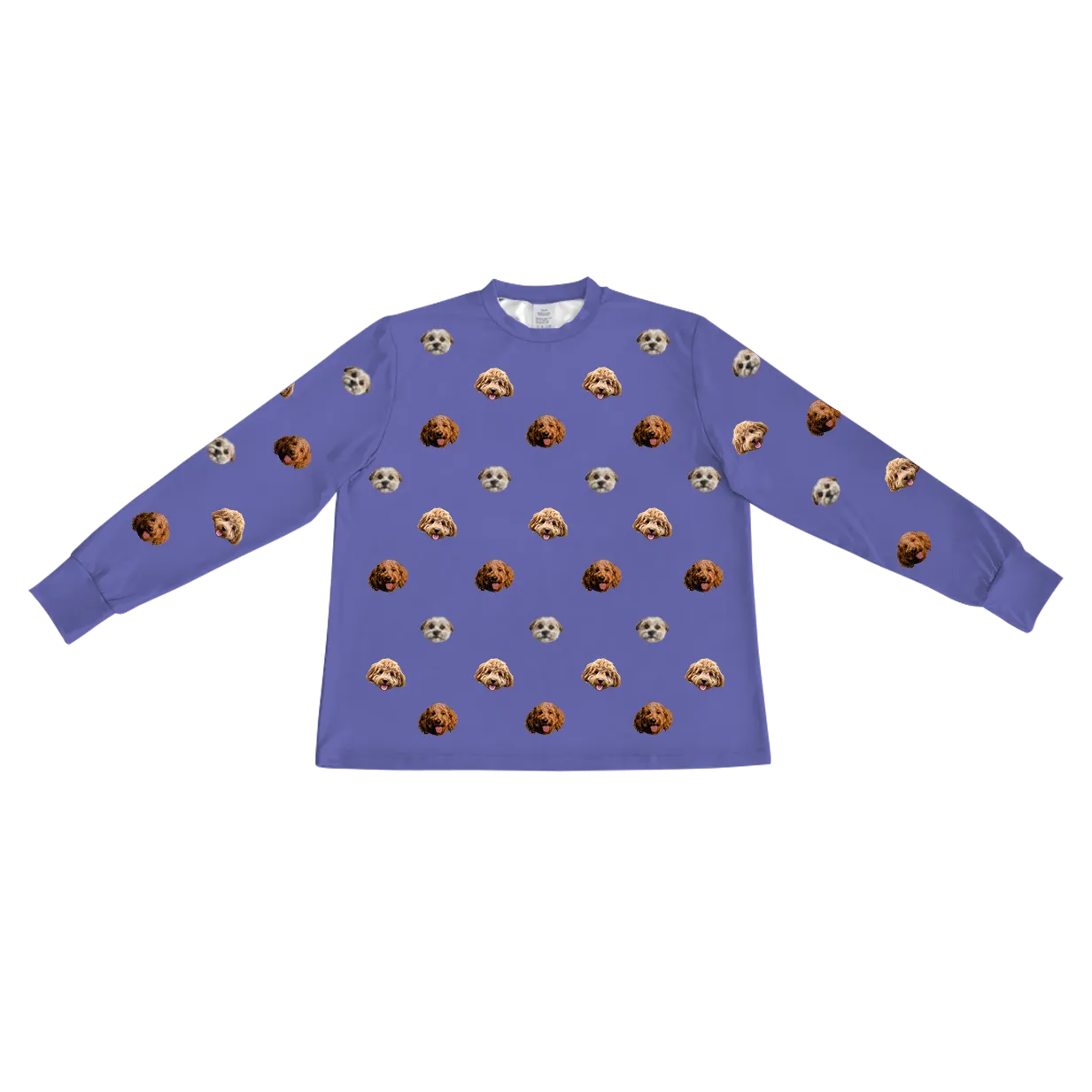 Kids Custom Pet Face Jogger Pajamas