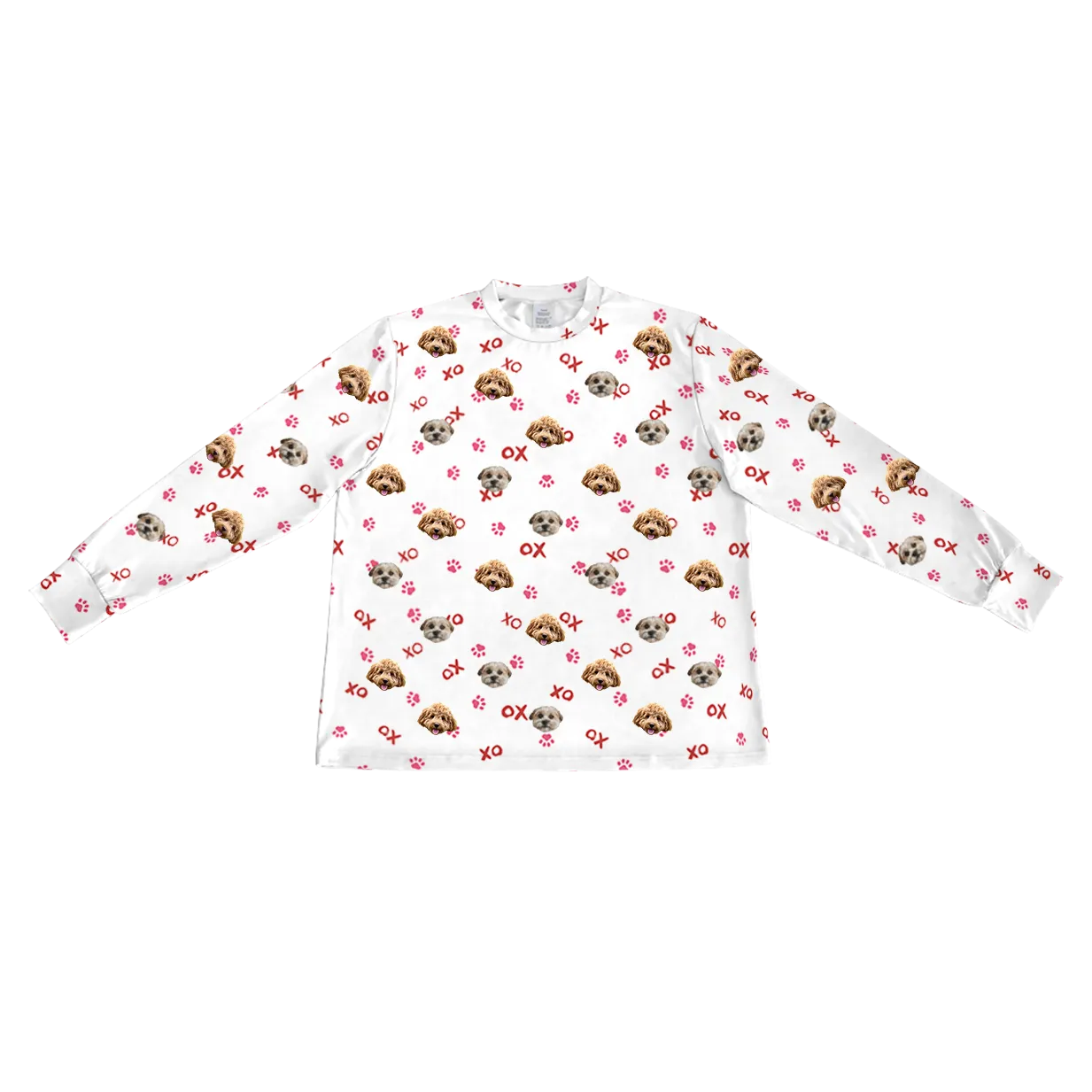 Kids Custom Pet Face Jogger Pajamas