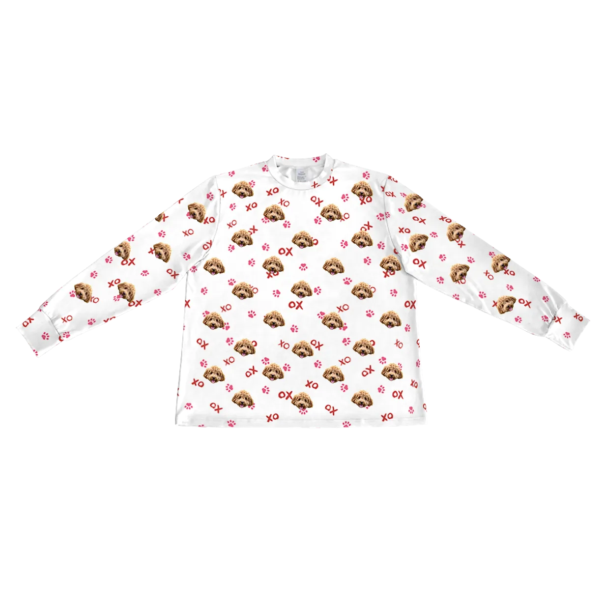 Kids Custom Pet Face Jogger Pajamas