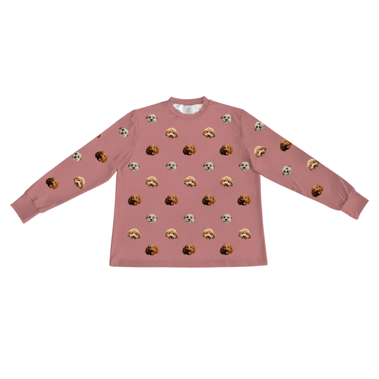 Kids Custom Pet Face Jogger Pajamas