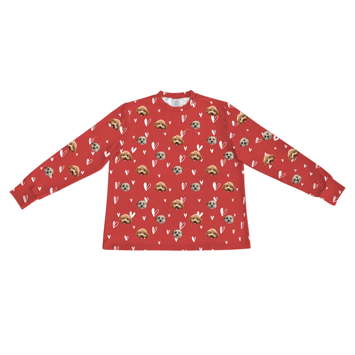 Kids Custom Pet Face Jogger Pajamas