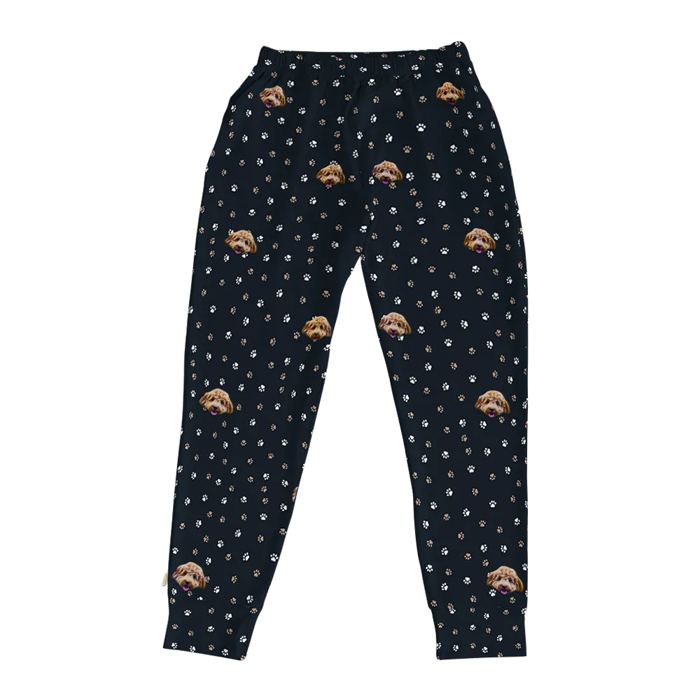 Kids Custom Pet Face Jogger Pajamas