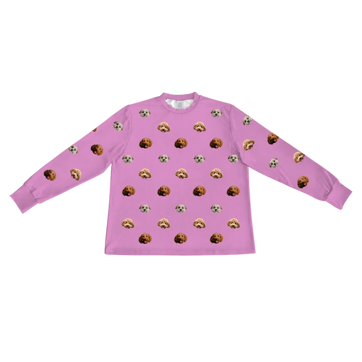 Kids Custom Pet Face Jogger Pajamas