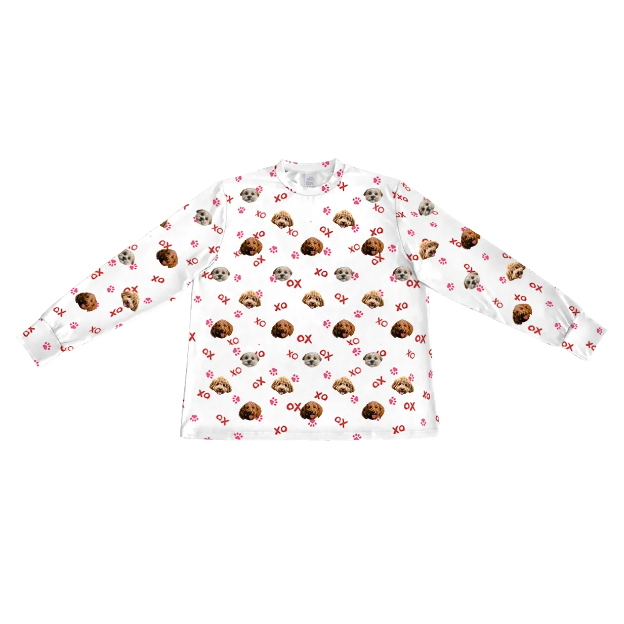 Kids Custom Pet Face Jogger Pajamas