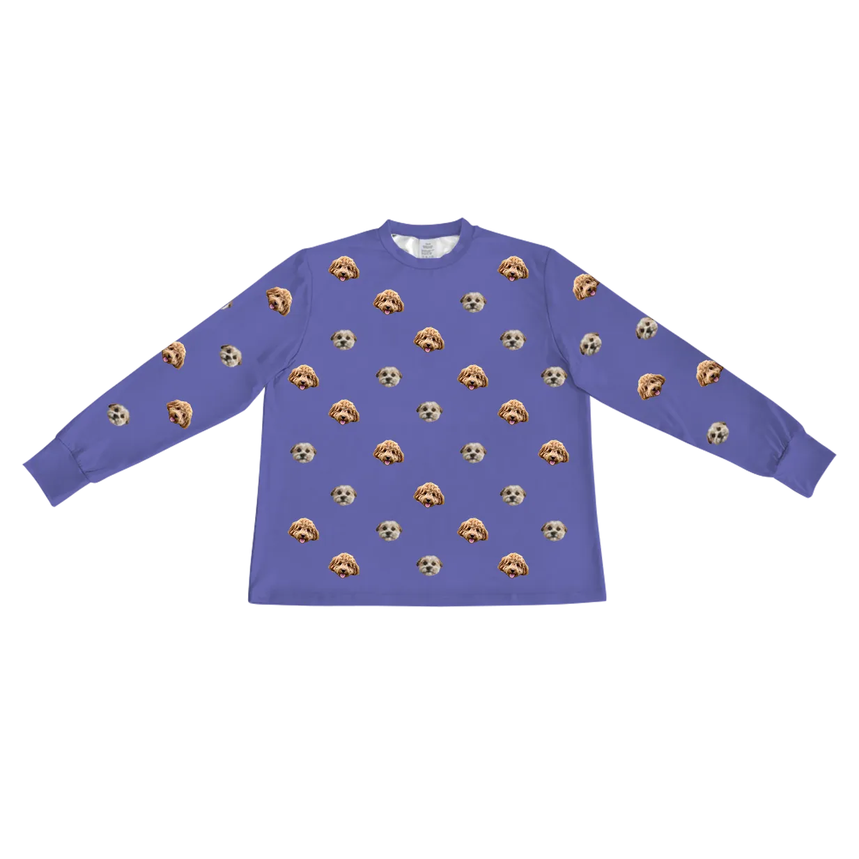 Kids Custom Pet Face Jogger Pajamas