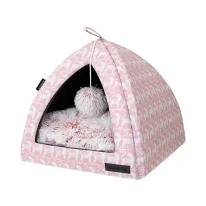 La Doggie Vita Intrepid Pink Cat Igloo