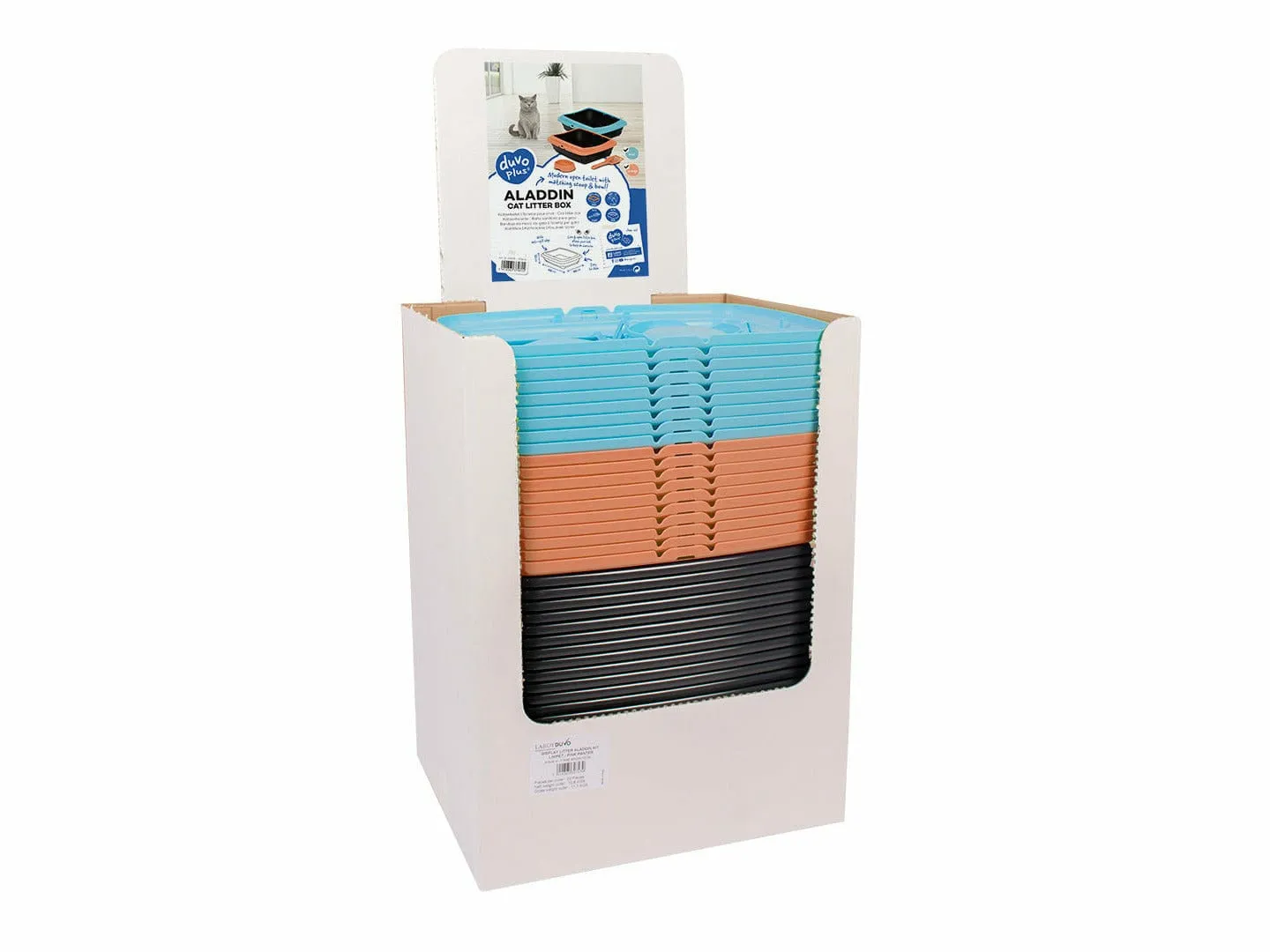 Litter box Aladdin 50x40x65cm mixed colors