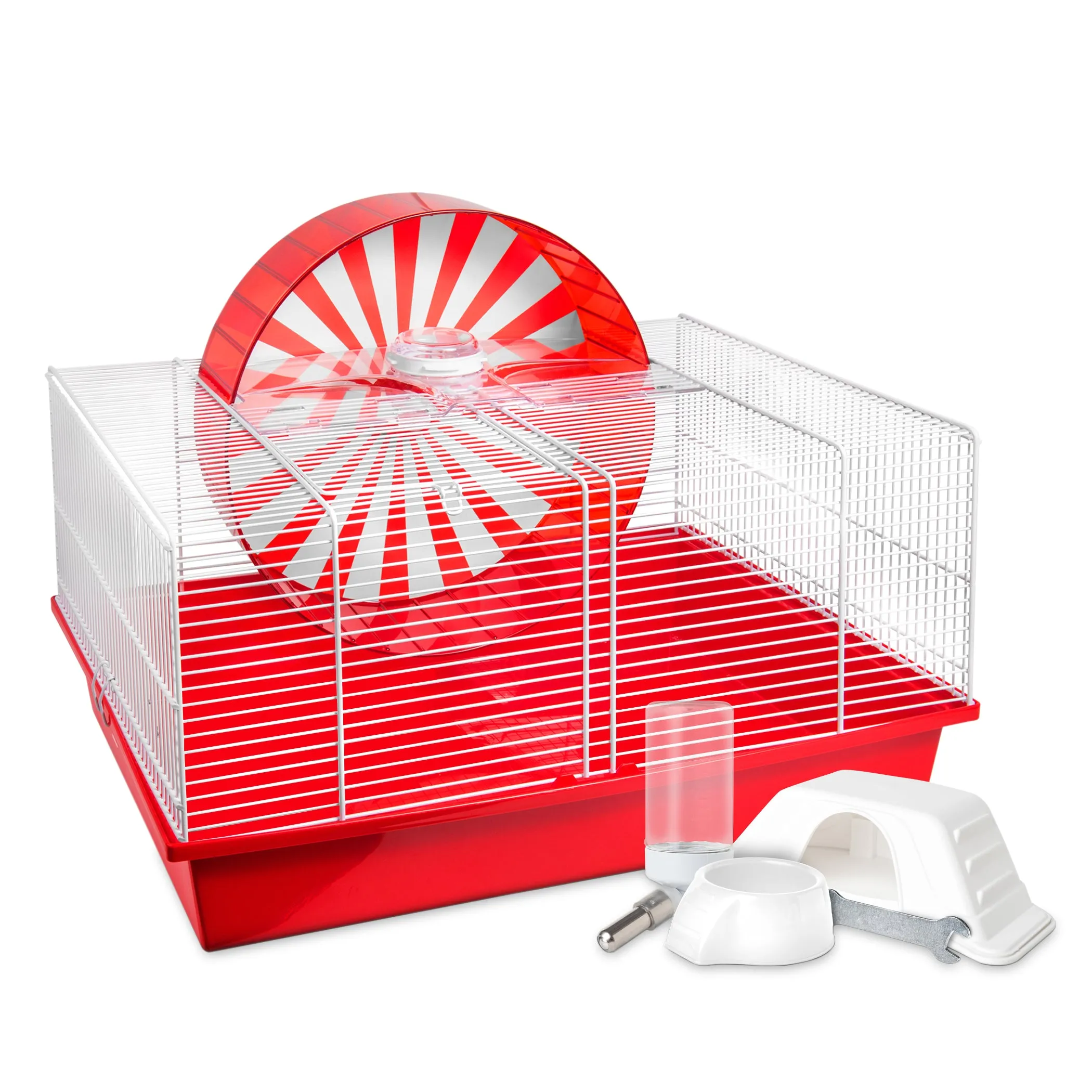 Living World Hamsterval Interactive Hamster Habitat - 50 x 35 x 36 cm (19.7in x 13.8in x 14.2in) SALE