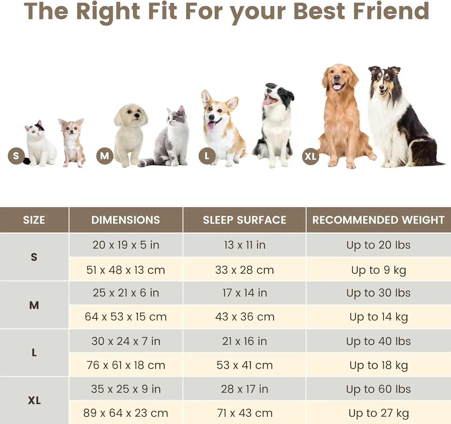 Miguel Faux Linen Dog Bed with Removable Cushion Pillow for Medium Small Dogs, Washable Pet Bed with Side Easy to Wash Puppy Bed, Rectangle Cat Bed for Indoor Cat with Anti-Slip Bottom, Beige 30 Inch