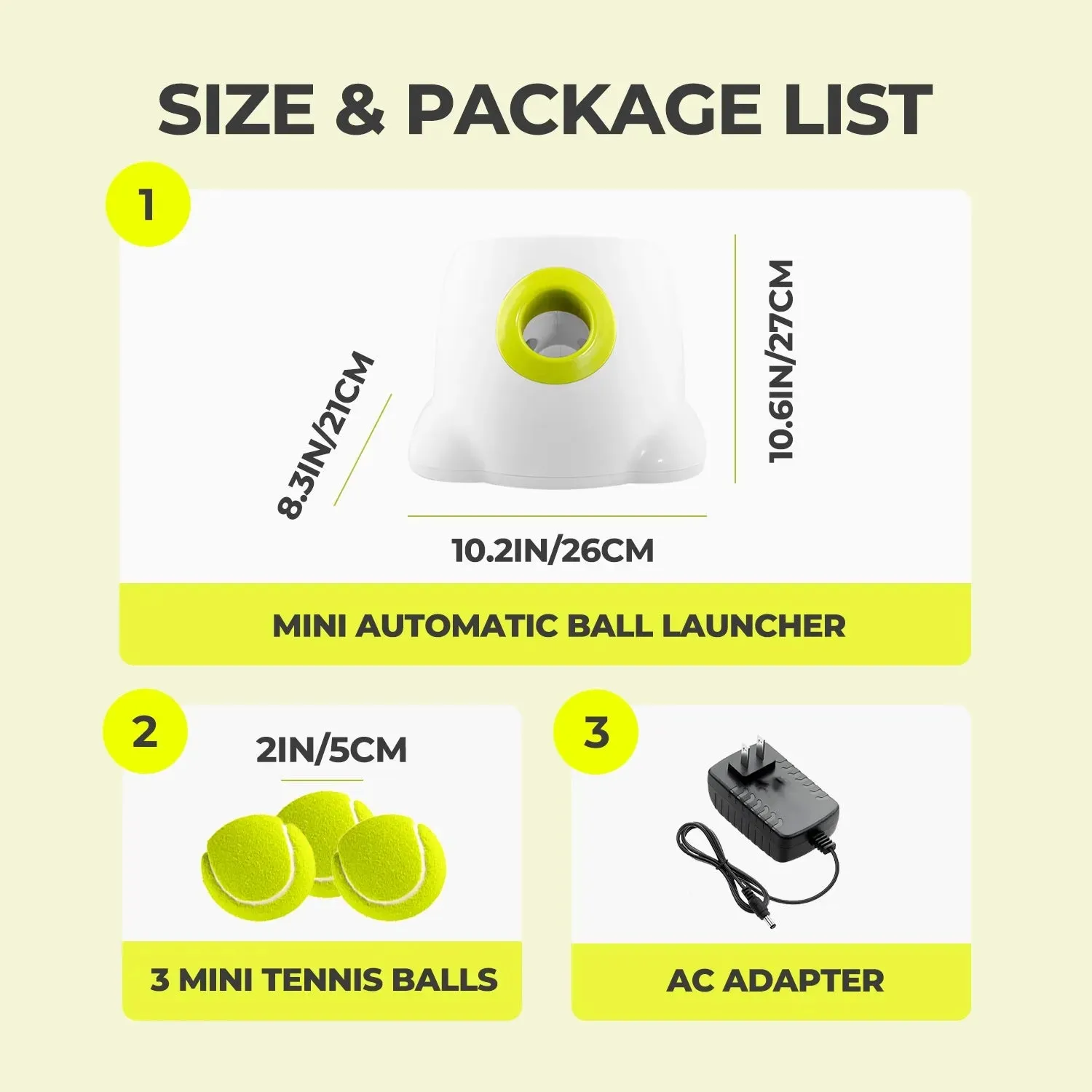 Mini Hyper Fetch Automatic Ball Launcher For Small Dogs