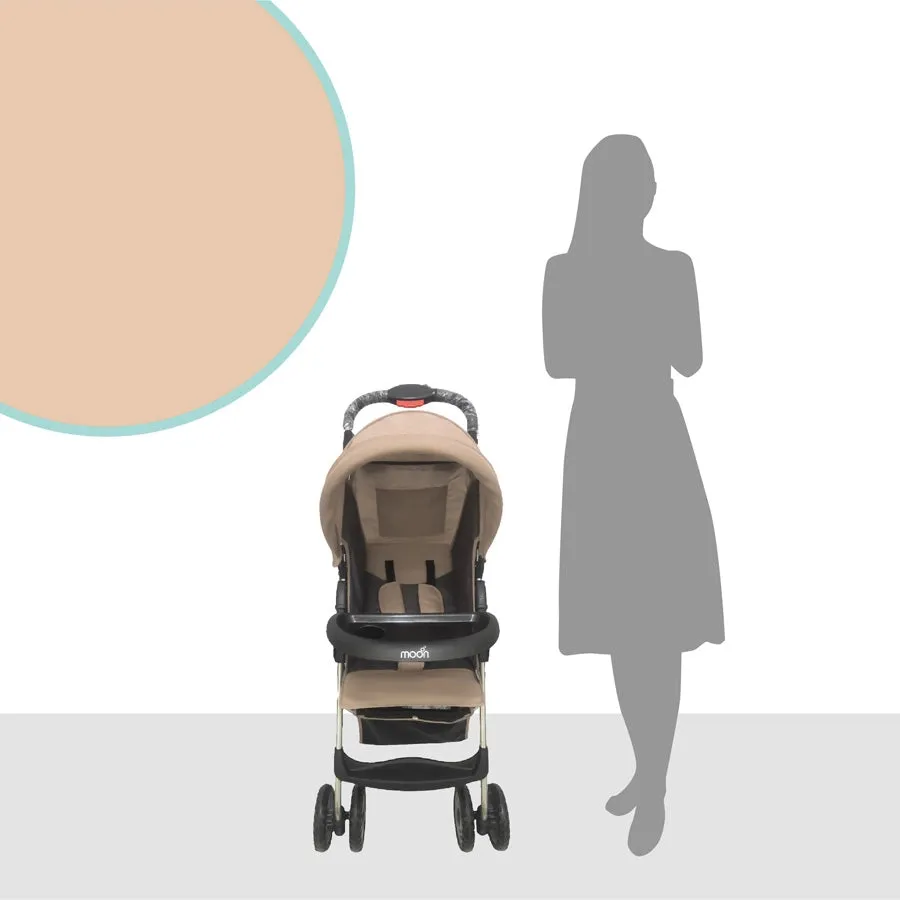 Moon Bezik One Fold Stroller (Biege)
