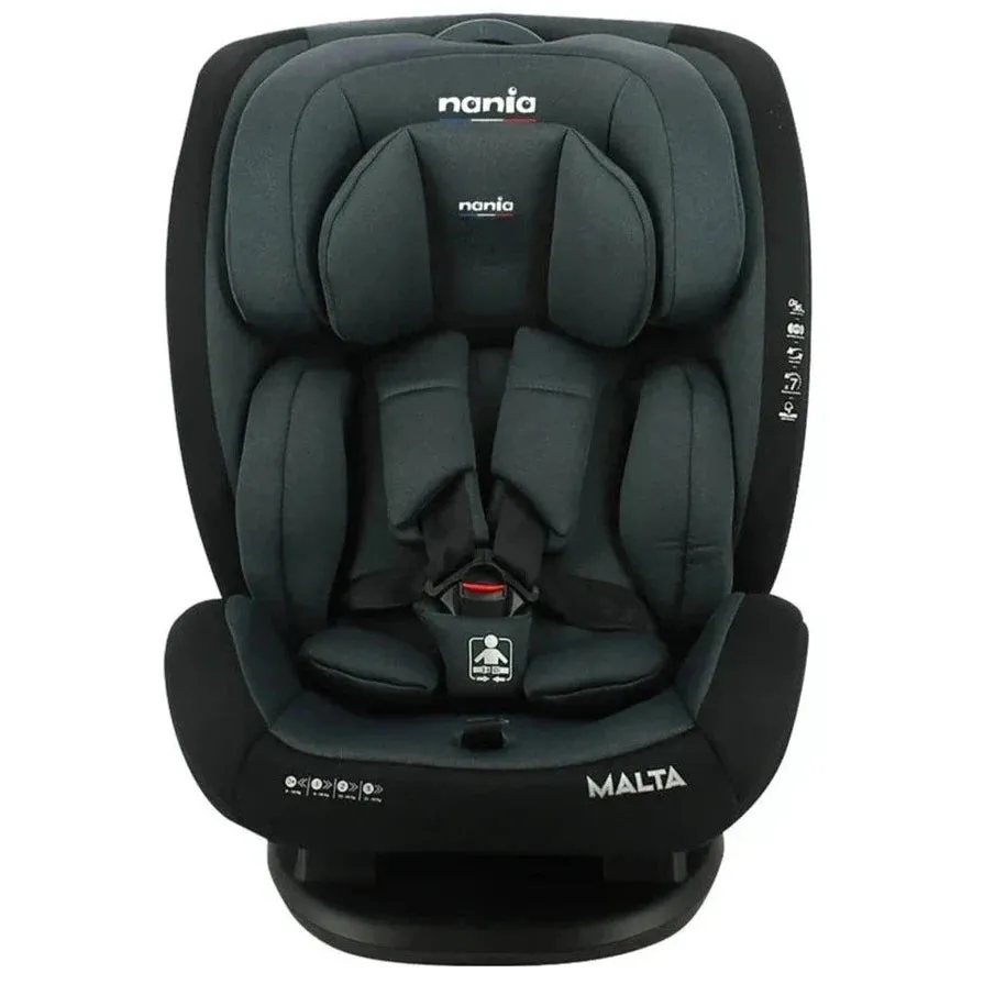 Nania Malta / Grey Black Group 0 /1/2/3 (0-36kg)