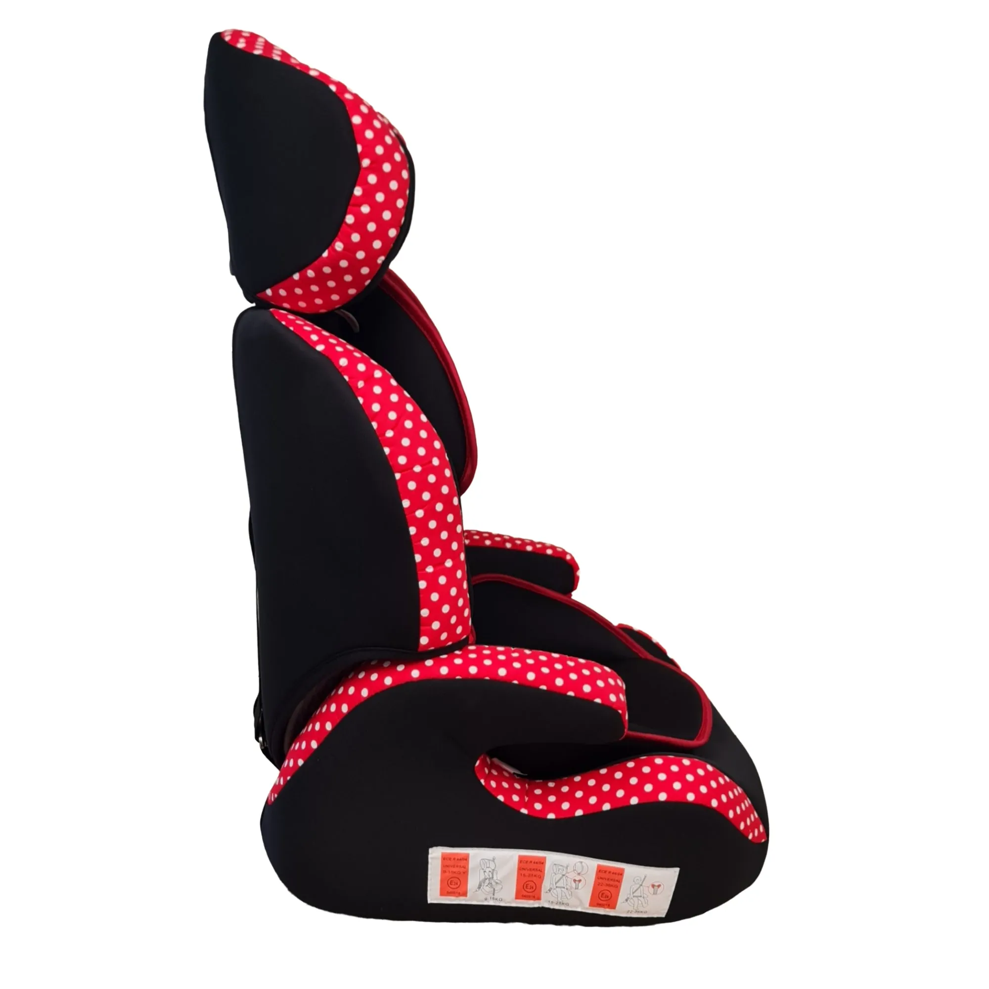 Neeva 2 in 1 Booster Car Seat (CT515) - Red/Dots