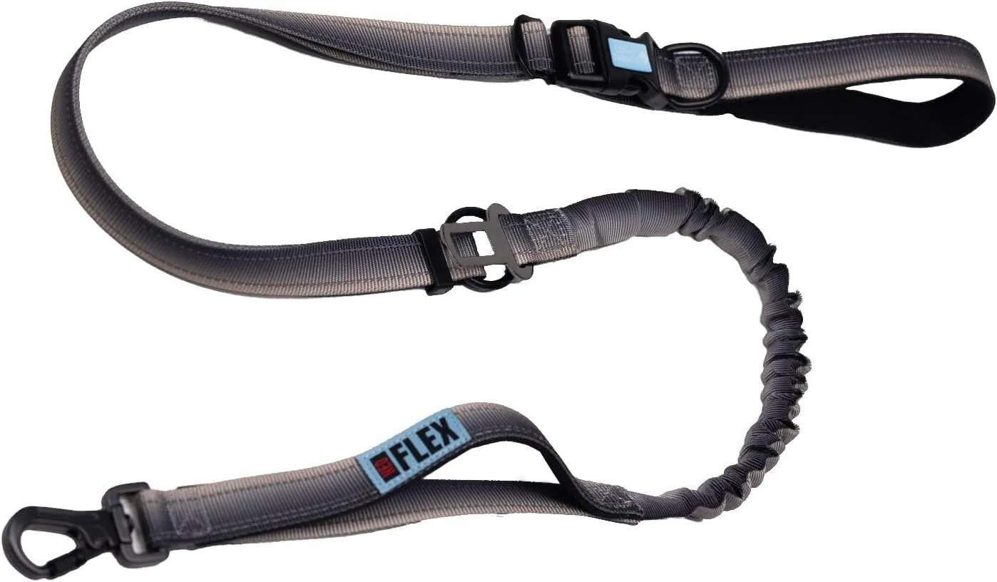 NeoFlex Premium Dog Leash - Stylish Leash for Medium, Small & Large Dogs - Heavy Duty, Wearable Design for You & Dog - Ideal for Pulling Dogs & Large Breeds - Durable & Comfortable - Grey
