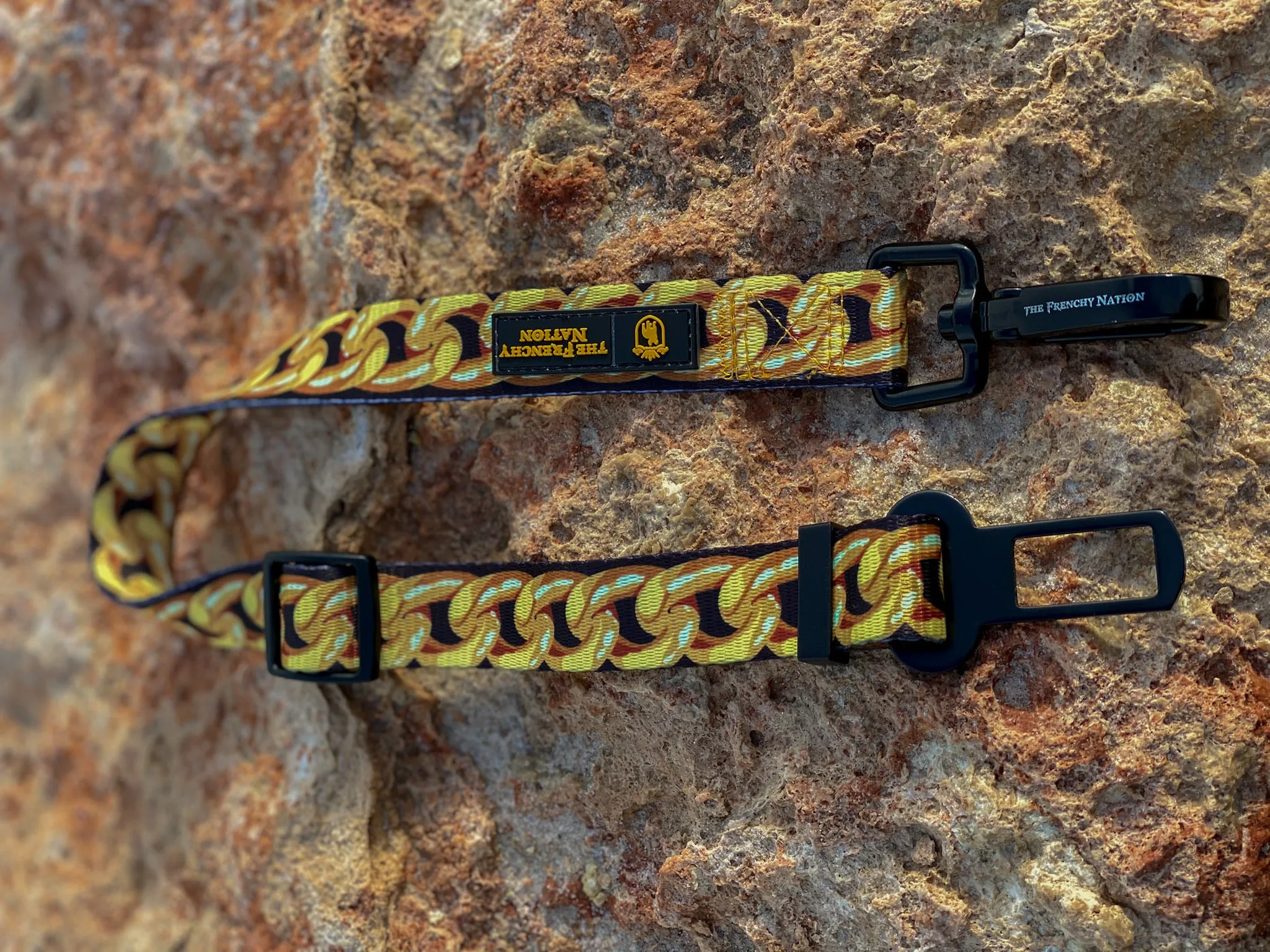 ✨New Arrival✨ “King of farts  “ Gold Chain Car Restraint 👑⚔️⛓💨