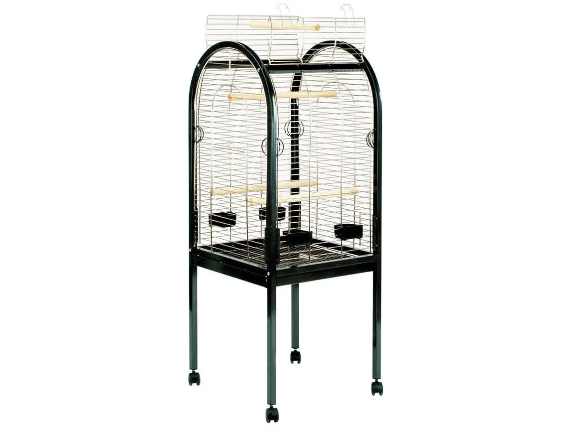 Parrot Cage Junior 55X55X130Cm Black