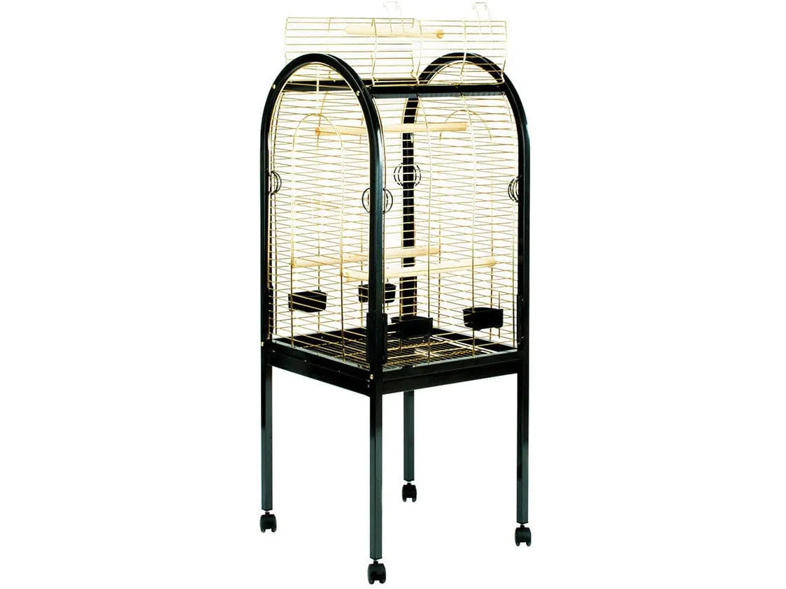 Parrot Cage Junior 55X55X130Cm Black