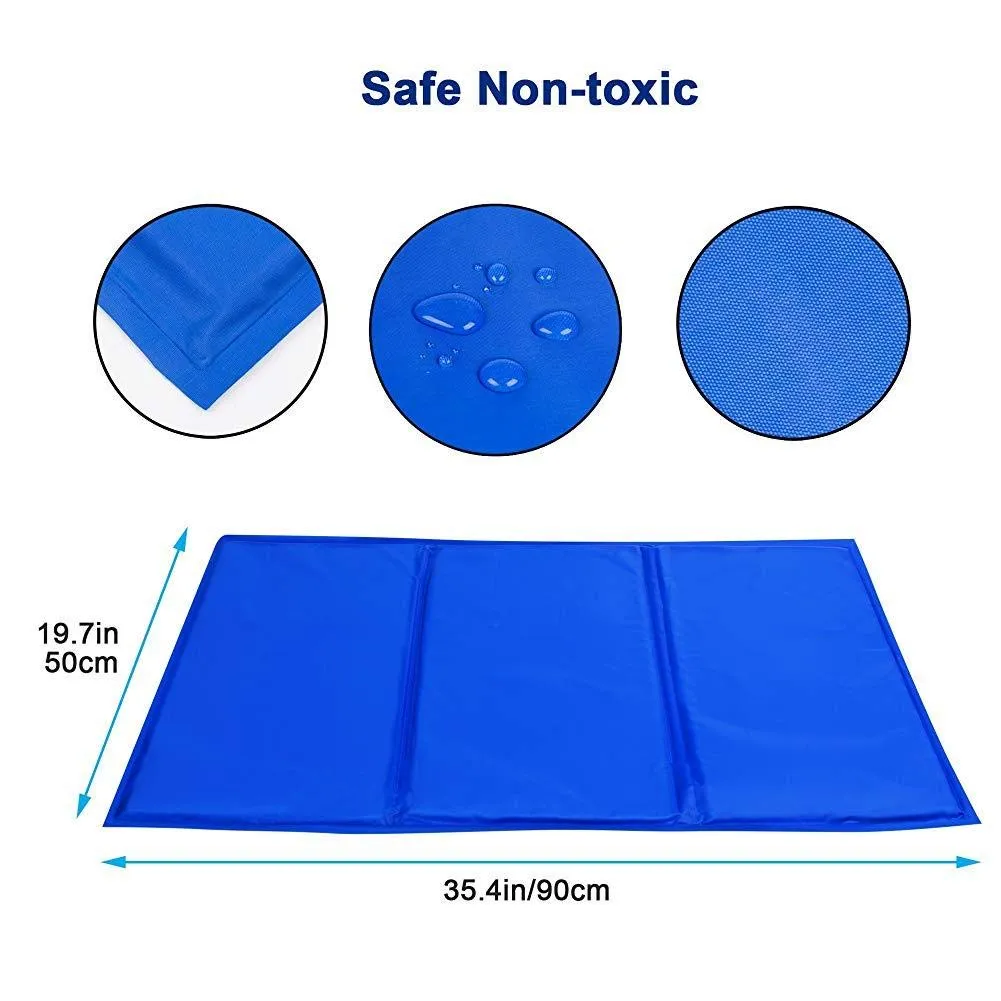Pets Gel Cooling Mat Pet Dog Cooling Pad Extra Large