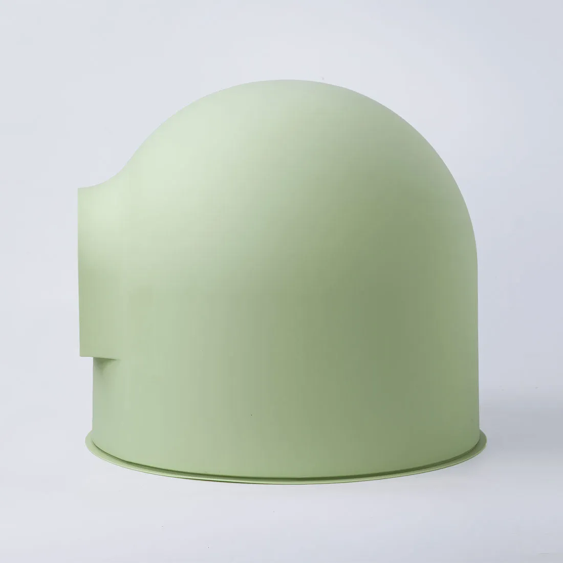 Pidan Igloo Snow House Portable Hooded Cat Toilet Litter Box Tray House with Scoop - green